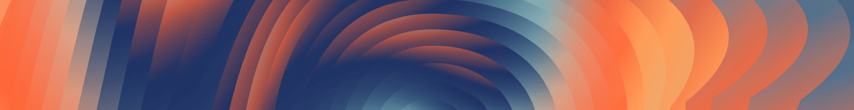 A fractal image of colours in a swirl pattern