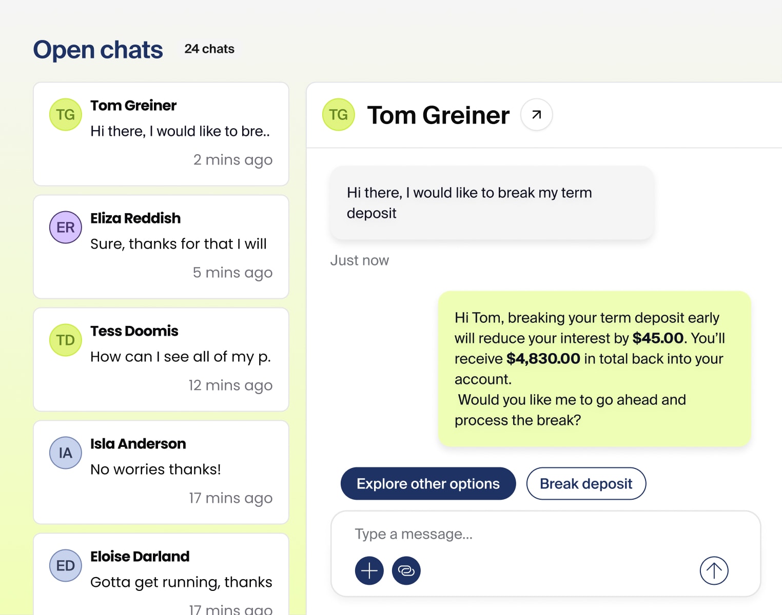 operations customer support